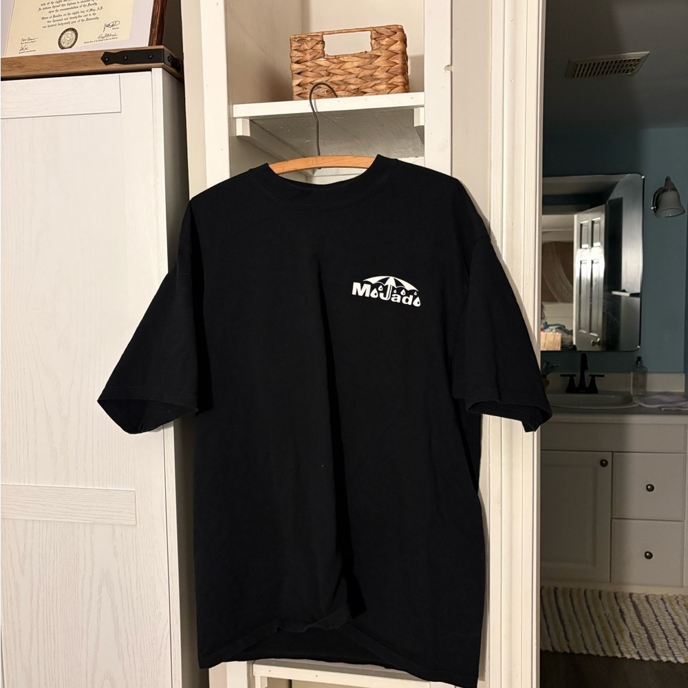 Majestic Black Short Sleeve Graphic Tee - Picture 2 of 3